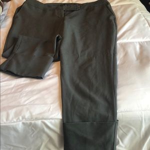Gray dress capris